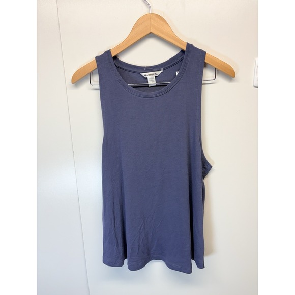 ATHLETA‎  Well Rested Rib Sleep Tank Blue Size Med Retail $44 - Picture 2 of 4